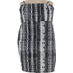 NWT Jump Apparel Strapless Black and White Dress Size 2X